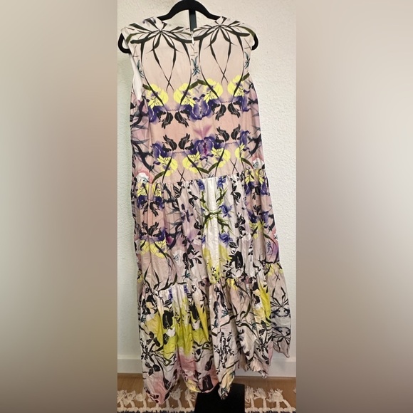 Bibhu Mohapatra | Tiered Floral Dress - Picture 4 of 5